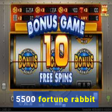 5500 fortune rabbit